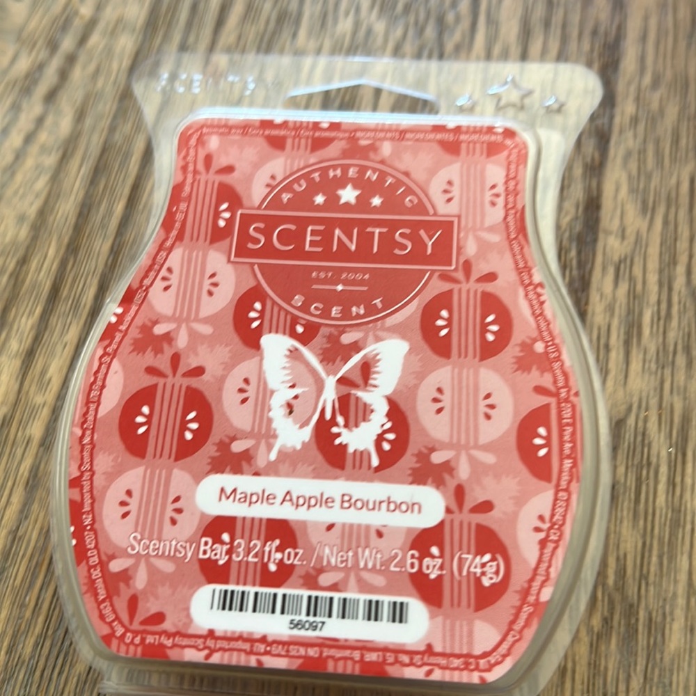 Scentsy Wax Bar Maple Apple Burbon